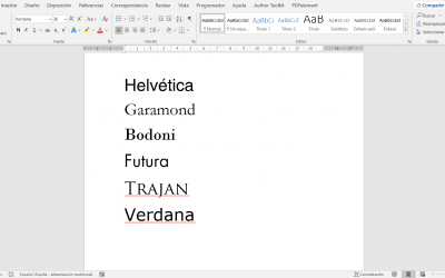 Seis tipografías muy populares en diseño gráfico